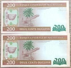 Moritanya 200 Ouguiya - 2013 - ÇİL