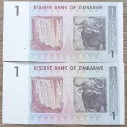 Zimbabwe 1 Dolar - 2007 - ÇİL