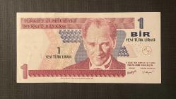 TÜRKİYE 8. EMİSYON (ND 2005) 1 YTL ÇİL