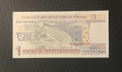 TÜRKİYE 8. EMİSYON (ND 2005) 1 YTL ÇİL