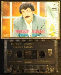 MÜSLÜM GÜRSES HÜZÜNLÜ GÜNLER KASET  (DEPO MALIDIR , DENENMEMİŞTİR HALİYLE)
