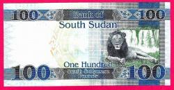 South Sudan 100 Pounds 2019 UNC ÇİL