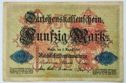 Almanya Asırlık Banknot 50 Mark ((1914))