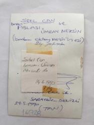 SİBEL CAN'IN ORİJİNAL FOTOĞRAFI - 12,5 x 9 cm EBADINDA - SİBEL CAN ve BENZERİ OLDUĞU ÖNE SÜRÜLEN KİŞİNİN ABLASI ÜMRAN MERSİN (İŞADAMI OKTAY MERSİN'İN EŞİ), 29 MAYIS 1990