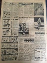 YENİ SABAH GAZETESİ 7 OCAK 1958 YIL :20 SAYI :6769--F.Küçük Tedhiş durmazsa mukabele edeceğiz dedi: Zorlu 125 bin Türkü yabancı  bayrak altında yaşatmak istemiyoruz dedi --Ticaret ve Sanayi odaları seçimi 1 yıl geri bırakıldı ---Amerika Bağdat Paktına şimdilik katılmayacak --Bilet karaborsası  bir şebekenin elinde --Şehrimizde yılın ikinci cinayeti ---Kocasını işe çocuklarını mektebe gönderip dostunu da içeri almış --İstanbul Rehberi ---DP Geçici İl İdare Kurulu Teşekkül Etti ---Şehri kirletenlerle  başa çıkmak imkansız --Genelevlerin şehir dışına nakli işine hız verildi ---İspanya da kadın modası   ihraç ediyor ---Basketbol liginin bugünkü beş maçı ---İngilizler Hamit Kaplan a antrenörlük teklif etti ---Galatasaray bu hafta tertip değiştirecek ---Profesyonel . 1 lig on takım kalacak ---Beşiktaş Sarıyer le oynuyor --Fenerbahçe ikilik kalkıyor --Krutçef in durumunun sarsıldığı söyleniyor ---Bütçe encümeni müzakereleri ---