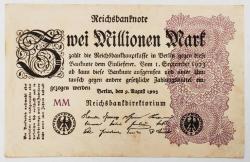 Almanya Asırlık Banknot 2 Milyon Mark.. ((1923)) Berlin