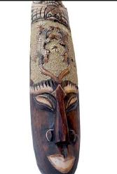 AFRİKA BÜYÜK BOY DUVAR MASKI TOTEM