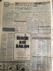 YENİ SABAH GAZETESİ 5 OCAK 1958  YIL :20 SAYI :6767---F.R Zorlu Kıbrıs ın istikbali milli irademiz dışında tayin edilemez dedi : Zorlu bütün dostlarımızın bunu böyle bilmesi gerektiğini söyledi --Batı Trakya da Yunan baskısı şiddetlendi ---Bu sene 15 harp gemisi donanmaya katılacak ---Rusya ile saldırmazlık  paktı imzalanması istendi ---Sahte 1000 liralığı sürerken yakalandı --Baro idare  heyeti seçimleri yapıldı ---İstediği kadınla evlenmek için  çocuğunun nesebini  red etmiş ---İstanbul Rehberi ---Lisan davasının halli için tek ümit :Celal Yardımcı --Yeni İzmir limanı ağustos da açılacak ---Fenerbahçe -Galatasaray  bugün 14.15 de karşılaşıyor --Fenerbahçe ,Y.Direkli Kemale talip oldu ---İstanbul spor  :2 Adalet :1---Kömür ocaklarındaki facialar önleniyor yapılan çalışmalardan  bütün  dünya istifade ediyor --Batı Trakya da Yunan baskısı şiddetlendi --Moda  :60 Vefa :49---