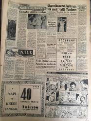 YENİ SABAH GAZETESİ 5 OCAK 1958  YIL :20 SAYI :6767---F.R Zorlu Kıbrıs ın istikbali milli irademiz dışında tayin edilemez dedi : Zorlu bütün dostlarımızın bunu böyle bilmesi gerektiğini söyledi --Batı Trakya da Yunan baskısı şiddetlendi ---Bu sene 15 harp gemisi donanmaya katılacak ---Rusya ile saldırmazlık  paktı imzalanması istendi ---Sahte 1000 liralığı sürerken yakalandı --Baro idare  heyeti seçimleri yapıldı ---İstediği kadınla evlenmek için  çocuğunun nesebini  red etmiş ---İstanbul Rehberi ---Lisan davasının halli için tek ümit :Celal Yardımcı --Yeni İzmir limanı ağustos da açılacak ---Fenerbahçe -Galatasaray  bugün 14.15 de karşılaşıyor --Fenerbahçe ,Y.Direkli Kemale talip oldu ---İstanbul spor  :2 Adalet :1---Kömür ocaklarındaki facialar önleniyor yapılan çalışmalardan  bütün  dünya istifade ediyor --Batı Trakya da Yunan baskısı şiddetlendi --Moda  :60 Vefa :49---