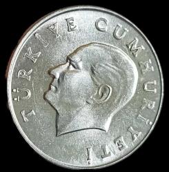 1985 10 Lira Çil Aliminyum