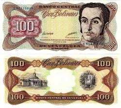 P#66g Venezuela 100 Bolivar 1998 ÇİL