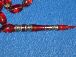 **(58)** MURAT US YAPIMI İMAMESİ GÜMÜŞ İŞÇİLİKLİ HARİKA BİR SIKMA TESBİH