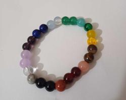 7 ÇAKRA İYİLEŞTİRİCİ BİLEKLİK DOĞAL TAŞ