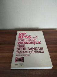 VIP KPSS 2020 -  GENEL KÜLTÜR VATANDAŞLIK - 1000 SORU BANKASI TAMAMI ÇÖZÜMLÜ