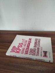 VIP KPSS 2020 -  GENEL KÜLTÜR VATANDAŞLIK - 1000 SORU BANKASI TAMAMI ÇÖZÜMLÜ