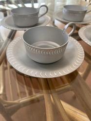 Antika alüminyum fincan takımı