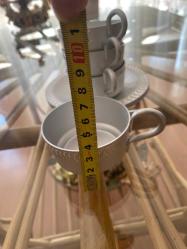 Antika alüminyum fincan takımı