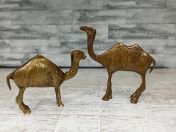 Eskilerden İşlemeli Pirinç Deve Bibloları