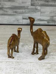 Eskilerden İşlemeli Pirinç Deve Bibloları