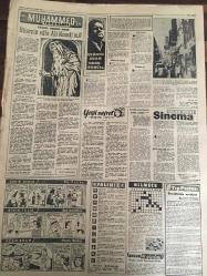 YENİ SABAH GAZETESİ 2 MART 1959 YIL :21 SAYI :7183---İktidar ve Muhalefet ,dün Kıbrıs mevzuunda çalıştı --Ş.Günaltay ,Başvekile bizi birlik kurtarır dedi --Küçük ve Denktaş a tam salahiyet verildi ---Makarios Kıbrıs da tezahüratla karşılandı ---İzmit faciası kuranları  hazin bir törenle  anıldı ---Kıbrıslı Türklerin İktisadi kalkınması için çareler aranıyor ---20 Yıllık şoför  ilk kazasında bir kadını  ezdi --Köprünün asrarı :Siyavuşgil ---Sinemalar : Atlas :Yuvaya Dönüş ,Emek :Eddie Kalpazanlara Karşı ,Taksim :İhtiras Rüzgarları ---Türkiye ,hayat pahalılığından  dünya birinciliğine namzet --Moskova da ki müzakereler hararetleniyor ---Rusya Pakistan ı tehdit ediyor ---Bir inşaat kalfası ezilerek öldü ---İzmir ,İstanbul boyun eğmedi ---Galatasaray :0-Göztepe :0---Fenerbahçe den ilk puanı İzmir spor aldı --Altay ,İst.Sporu net farkla yendi :2-0--Karşıyaka Adalet le dün berabere  kaldı :0-0---Türkiye Basketbol Şampiyonası Başlıyor --
