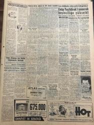 YENİ SABAH GAZETESİ 13 OCAK 1958 YIL :20 SAYI :6775--Eisenhower Başvekiller Konferansını Kabul Etti --Kıbrıs da 120 bin nüfusla bir Türk devleti kurulabilir: Ankara  da davasının tahlilini yapan Erim i İngiltere  muhtariyet  yolu ile vakit kazanmaya çalışıyor  dedi ---Vali Tarhan dün velilerle görüştü ---Kadınlar dün parti kurmak için toplandı ---Hür.P.hemen her gün bir toplantı yapacak ---Okul doktorlarının ücreti arttırılmadı ---İlk devre kok tevziinde 7000 ton kömür tasarruf edildi --İstanbul Rehberi ---Doktor simsarları tahammül  olunmaz bir hale geldiler --Yünlü Fiyatının tespiti gecikti ---Mezbahalar Et ve Balık Kurumuna Devrediliyor ---Fenerbahçe ,Beykoz u ikinci devrede yendi :2-0--Galatasaray K.Gümrük ü 1-0 mağlup edebildi ---Yeni Sendikalar Kanunu Tasarısı Hazırlanıyor --Kadillak Mehmet dün yakalandı --Kıbrıs Valisi Ada da büyük bir hüsnüniyet mevcut diyor ---