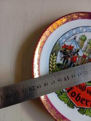 Vintage bira festivali duvar tabağı.  Grub Von oktoberfest 20 cm porselen