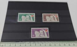 1955 TÜRKİYE ÇOCUK ESİRGEME KURUMU ŞEFKAT PULLARI MH TAM SERİ 1ÇÇ1OO1A PEK ÇIKMAZ