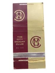 The City Micday Club - New York / Eski kibrit