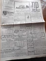 Cumhuriyet Gazetesi - 5 Temmuz 1948 - Miskalle Verilen Haklar Köşe Yazısı - Türk Amerikan İktisadi Anlaşması Dün İmzalandı - Kremlinde de İhtilaflar Nihayet Başgösterdi - Hikmet Bayur Millet Partisi Lideri Seçildi - Seçim Kanunu Tasarısı - İstanbul Üniversitesinin 500. Yıldönümü - Olimpiyatlara Gidecek Kafile Tespit Edildi - Türk Güreşine İlaveler Yazan İsmail Habib Sevük - Bakırköy Panaroma Bahçesinde İsmail Dümbüllü Tiyatrosu Ve Müzeyyen Senar Işıl - Ramazanda Pide İmaline Müsaade Edildi -  Nasıl Yazmalı Yazan Burhan Felek Köşe Yazısı - Amerika'da Komünist Aleyhtarı Bir İşçi Birliği Kuruluyor - Çapamarka - Derman Ağrı Kesici - Otokar - Bugünkü Radyo Programı - Armstrong Lastikleri - Philips Floresan