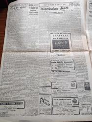 Cumhuriyet Gazetesi - 7 Ağustos 1948 - Usta Bu Hususta Yazan Nadir Nadi Köşe Yazısı - Batılı Delegeler Molotovla Dün Tekrar Görüştüler - Ara Seçimleri İçin Yapılan Hazırlıklar - Grekoromende 2 Dünya Şampiyonluğu Kazandık - Yugoslavya Türkiye Milli Maçında Sağ Hafımız Naci Yugoslavya Akınını Durduruyor Fotoğraf - Bayram Neşeli Geçiyor Fotoğraf - Türkiye'de Kurulacak 1000 Hastane İle Banka Binaları Ve Evlerin Planları Tamamlanıyor - Demokrat Parti Genel Başkanı Celal Bayar Nuri Demirağ İle Görüştü - Grekoromende Şampiyon Olan İki Güreşçimiz Mersinli Ahmed Ve Mehmet Oktav Fotoğraf - Taksim Belediye Gazinosunda Zıt Kardeşler - Olimpiyatlarda Felek Yazan Burhan Felek - Alev Gibi Yazan James Hilton Yazı Dizisi - 1948 1949 Yunus Nadi Mükafatı Atatürk'e Ait Bir Hatıra - Dar Yol Yazan Peride Celal Yazı Dizisi - Limanımıza Gelen Giden Vapurlar - Cumhuriyet Olimpiyat Resimleri - Amerikalı Gülleci Thompson Fotoğraf - Modern Pentatlon Galibi İsveçli Yüzbaşı Grut Fotoğraf - Müzeyyen Senar Işıl