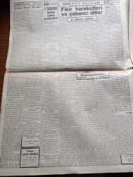 Cumhuriyet Gazetesi - 13 Ağustos 1948 - Yeni Bakan Yeni Politika Hastalığı Yazan Abidin Daver Köşe Yazısı - Tuna Konferansında Dünkü Şiddetli Tartışmalar - Moskova'da 6. Toplantı Dahi Netice Vermedi - Kazık Palas'ın Yerine Süratle Küçük Bir Tamir Atölyesi Kuruluyor - Londra Olimpiyatlarında 4 Altın Madalya Alarak Hiçbir Sporcuya Nasip Olmayan Bu Muvaffakiyeti Kazanan Kadın Atlet B. Koen Fotoğraf - Şampiyon Güreşçilere Birer Ev - Buğday Ekmeği İşi Nihayet Halledildi - Olimpiyatlarda Felek Yazan Burhan Felek - İstiklal Caddesi Genişletiliyor - Stalin Hakkımızda Ne Düşünüyor - Dar Yol Yazan Peride Celal Yazı Dizisi - Güreşçi Şükrü Bülent Ve Ali Özdemir Yugoslavların Kendilerine Faşist Türkler Dediklerini Söyledi - Küçük Hikaye Çan Sesi Çeviren Hatice Vildan - Zehra Bilir Ve Mefharet Yıldırım Rumelihisarı Necip Bey Bağında Mehtapta - Mohawk Lastik - Frigidaire Buzdolabı - Bugünkü Radyo Programı - Perihan Altındağ Sözeri Yarın Akşam Büyükdere Beyazparkta