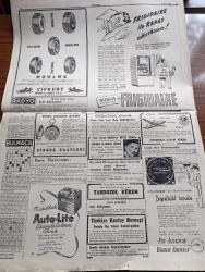 Cumhuriyet Gazetesi - 13 Ağustos 1948 - Yeni Bakan Yeni Politika Hastalığı Yazan Abidin Daver Köşe Yazısı - Tuna Konferansında Dünkü Şiddetli Tartışmalar - Moskova'da 6. Toplantı Dahi Netice Vermedi - Kazık Palas'ın Yerine Süratle Küçük Bir Tamir Atölyesi Kuruluyor - Londra Olimpiyatlarında 4 Altın Madalya Alarak Hiçbir Sporcuya Nasip Olmayan Bu Muvaffakiyeti Kazanan Kadın Atlet B. Koen Fotoğraf - Şampiyon Güreşçilere Birer Ev - Buğday Ekmeği İşi Nihayet Halledildi - Olimpiyatlarda Felek Yazan Burhan Felek - İstiklal Caddesi Genişletiliyor - Stalin Hakkımızda Ne Düşünüyor - Dar Yol Yazan Peride Celal Yazı Dizisi - Güreşçi Şükrü Bülent Ve Ali Özdemir Yugoslavların Kendilerine Faşist Türkler Dediklerini Söyledi - Küçük Hikaye Çan Sesi Çeviren Hatice Vildan - Zehra Bilir Ve Mefharet Yıldırım Rumelihisarı Necip Bey Bağında Mehtapta - Mohawk Lastik - Frigidaire Buzdolabı - Bugünkü Radyo Programı - Perihan Altındağ Sözeri Yarın Akşam Büyükdere Beyazparkta