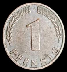 Almanya 1950 J 1 Pfennig