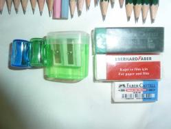 DERECELİ KURŞUN KALEM RESİM KALEMİ ÇİZİM KALEMİ  30 ADET+3 KALEMTRAŞ+3 ADET FABER SİLGİ HEPSİ FİYATA DAHİL