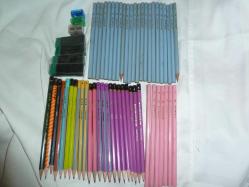 2B SINAV ÇİZİM RESİM  KALEMİ TOMBOW ve ADEL MARKA 53 ADET+3 KALEMTRAŞ+4 ADET FABER SİLGİ HEPSİ FİYATA DAHİL HEPSİ SIFIR