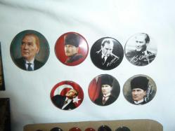 ATATÜRK ROZET ve MAGNET KOLEKSİYONU 27 ADET