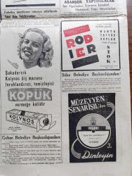 Cumhuriyet Gazetesi - 12 Kasım 1948 - 20 Yıl Sonra İlk Gensoru - Kabine Halk Partisi Grubunda Dün İtimad Reyi Aldı - Bütçe Komisyonu Mali Durumumuzu İnceliyor - Bütçe Komisyonu Katibi Fakihe Öymen Fotoğraf - Unesco Yönetim Kurulu Dün İlk İçtimaını Yaptı - Dolmuş Yapan Taksiler Dolmabahçe Yoluyla Beyoğlu'na Çıkacaklar - Arabaya Koşulan Vatandaşlar -  Zengin Vatandaş Refik Hıfzı Büyükaslan Milyonluk Servetini Darülacezeye Bıraktı - Saint Helene'de ölen Napolyon'un Benzeri Mi İdi - Sultanahmet'te Yapılması Düşünülen Adliye Sarayı İnşaatından Vazgeçildi -   Beşiktaş Beykoz Maçı - Dar Yol Yazan Peride Celal Yazı Dizisi - İngiliz Başbakanı Attlee Truman Ve Stalin Mülakatı Aleyhinde - Makineye Ne Hacet Yazan Burhan Felek Köşe Yazısı - Serenad Elhamra Sinemasında - Küçük Hikaye Yapraklar Dökülürken Yazan Cevad Tevfik Enson - Korkusuz Lassie Kadıköy Opera Sinemasında - Müzeyyen Senar Işıl'dan Sen Bu Yaylaları Şarkısını Dinleyin - Bugünkü Radyo Programı - İstanbul Belediyesi Şehir Tiyatroları