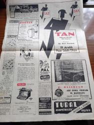 Cumhuriyet Gazetesi - 15 Aralık 1948 - İktidarda İhtisasa Dair Yazan Profesör Fahrettin Kerim Gökay Köşe Yazısı - Dışişleri Bakanı Necmettin Sadak'ın Seyahat İntibaları - İngilterenin Savunmaya Sistemi Tenkid Ediliyor - İstanbul'da Et İşinin Tanzimi - Solcu Talebelerin Dünkü Duruşması - İrfan Günay - Yusuf Ziya Sal - Nazım Hikmet - - Karaborsadaki Maç Biletleri - Bulgar Uçağındaki Cinayet Suçluları Beraat Ettiler - Hitler İle Hesaplaşma Yazan Dr. Schacht Yazı Dizisi - İstanbul Muallimler Birliği Ve Paydos Piyesi - Yahya Kemal Beyatlı Ankara'ya Gitti - Rüya Gibi Geçti Yarın Akşam Saray Sinemasında - Sis Dağıldı Nakleden Hamdi Varoğlu Yazı Dizisi - Muhterem Şevket Adalana Ariza Yazan Burhan Felek Köşe Yazısı - İşkence Yapan Üç Jandarma Mahkum Oldu - Beni Bir Kaçak Yaptılar Alkazar Sinemasında - Bir Hizmetçi Kızın Hatıraları Milli Ve Alemdar Sinemalarında - Radyo Sanatkarı Mücip Argıman Columbia Plaklarında - Tablet Reosil Öksürük ve Bronşite Karşı - Hoover Elektrikli Çamaşır Makinesi