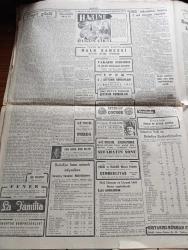 Cumhuriyet Gazetesi - 15 Mayıs 1949 - Başbakan'ın Hasbihali Yazan Abidin Daver Köşe Yazısı - Cihat Arman'ın Türk Mısır Maçında Güzel Bir Kurtarışı Fotoğraf - Milli Takımımız Bugün 2. Maçını Yapıyor - İngiliz Fransız Ve Amerikan Temsilcileri Almanya Meselesini Görüşmek Üzere Toplandılar - Celal Bayar'ın Kayseri'de Dün Söylediği Mühim Nutuk - Sadık Aldoğan - Başbakan Şemsettin Günaltay Bursa'ya Gidiyor - Silahtarağa Elektrik Fabrikasında Yeni Elektrik Tesisleri Dün İşletmeye Açıldı Kurdelayı Başbakan Şemsettin Günaltay Kesti Fotoğraf - Sınır Toprağı Dün İstanbul'a Getirildi - Haftanın Şakaları Yazan Burhan Felek Köşe Yazısı - Hunsa Yazan Falih Rıfkı Atay - Vatan Ve Aşk Yazan Graham Greene Yazı Dizisi - Ankara'da Muhsin Ertuğrul Jübilesi - Küçük Hikaye Çingil Gözlü Yazan Halikarnas Balıkçısı - Büyük Sanatkar Zati Sungur Taksim Maksimde - Dünya'da Neler Oluyor - Bayer Aspirin - Crosley Buzdolabı - Viz Zan De Rujları - Skoda Otomobil - Çepel Bisikletleri - Austin Kamyonları -  Radyo Program