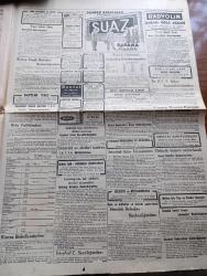 Cumhuriyet Gazetesi - 18 Mayıs 1949 - Politika Tekniği Yazan Nadir Nadi Köşe Yazısı - Ara Seçimlere Girme İşinden Çıkan Tartışma - Celal Bayar Samsun'da Da Seçimlerden Bahsetti - Demokrat Partiye Yeni Bir Cevap - Türkiye İtalya Milli Maçı - CHP Meclis Grubunda Eski Bir Mesele Tazelendi - Sabahaddin Ali Davası Ali Ertekin Cezaevine Sevkedilirken Fotoğraf - Memleketimize Gelecek Meşhur İngiliz Takımı Charlton Fotoğraf - Talim Gören Pilotlarımız Fotoğraf - Pahalı Satış Yapacak Esnafla Mücadele - 19 Mayıs Gençlik Bayramı Sebebiyle İnönü Ve Fenerbahçe Stadında Spor Gösterileri - İstanbul'da 71 İçkili Yer Kapatılacak - Vatan Ve Aşk Yazan Graham Greene Yazı Dizisi - Dini Siyaseten Karıştırmamak Gerek Yazan Ömer Rıza Doğrul Köşe Yazısı - 23 Nisan Filmi New York'ta Gösterildi - Galatasaray Lisesi Futbol Şampiyonu Oldu - Suaz Badana Boyaları - Bugünkü Radyo Programı - Büyük Baklacıoğlu Erzak Pazarı - Royal Radyo Pil Bataryaları - Büyükadada Splendit Palas Oteli 2 Haziran Perşembe Günü Açılacak