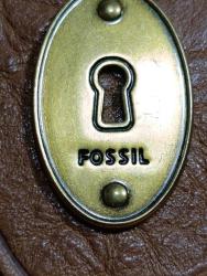 K207----FOSSİL DERİ ANAHTARLIK
