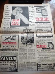 Cumhuriyet Gazetesi - 24 İkincikanun (Ocak) 1939 - İspanya Harbinin Manası Yazan Nadir Nadi Köşe Yazısı - Katalonya'da Örfi İdare - İngiliz Ve Amerikan Tebaları Barselona'yı Terkediyor - Sinema Ve Tiyatrolar Tamamen Tatil Edildi - General Franko Katalonya Cephesindeki Harekatı Takip Ediyor Fotoğraf - Fransa'nın Hatay Delegesi Kolonel Köle Ankara'ya Geldi - İtalyan Hariciye Nazırı Kont Ciano Dün Belgrad'dan Ayrıldı - Tarihte Büyük Deniz Muharebeleri Nakleden Abidin Daver Köşe Yazısı - Şikago Yanıyor Yarın Akşam Melek Sinemasında - Ses Kraliçesi Hamiyet Yüceses Yarın Akşam Turan Sinemasında - Dişi Tarzan Beşiktaş Suad Park Sinemasında - Conkbayırında Atatürk'ün Hayatını Kurtaran Saat Yazan Salahaddin Güngör - Meşhur Dünya Boks Şampiyonu Zenci Coe Luis Fotoğraf - İstanbulspor Hükmen Mağlup Edildi - Kim Derdi Ki Yazan Vicky Baum Yazı Dizisi - Selma Ve Gölgesi Yazan Server Bedi Yazı Dizisi - Karısından Başka Model Kullanmayan Sanatkar Ressam Fra Filippo - Hadiselerin Resimleri - Gripin