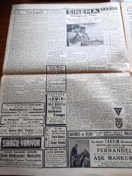 Cumhuriyet Gazetesi - 20 İkincikanun (Ocak) 1939 - Ya Küçük Memurlar Yazan Nadir Nadi Köşe Yazısı - İrlanda Tedhişçileri İngiliz Başvekilinin Oğluna Bir Suikast Yaptılar - İspanya'dan Gelen Son Resimler - Almanyaya Franko'ya Ağır Sahra Topları Gönderecek - Ziraat Vekili Faik Kurdoğlu Gitti - Celal Bayar Dün Çocuk Esirgeme Kurumunu Ziyaret Etti - Tarihte Büyük Deniz Muharebeleri Nakleden Abidin Daver Köşe Yazısı - Salıpazarında Satie Binası - Uzun Saçlı Bir Filozof Hafız Cemal Öztoprak Mahkemede - Atatürk'ten Hatıralar Ve İbretler Yazan İsmail Habib Yazı Dizisi - Yakan Buseler Asri Sinemasında - Berlin Olimpiyatında Alınan Bir Film İstanbula Geldi - Huberman'ın Veda Konseri Fransız Tiyatrosunda - Amerika'da Radyo Artistleri Grevi - Kim Derdi Ki Yazan Vicky Baum Yazı Dizisi - Gülhane Parkında Bir Gece Alemi - Galatasaray Boğaziçi Lisesi Maçı - Şeref Stadı  - Selma Ve Gölgesi Yazan Server Bedi - Hitler İngiltere'ye Misak Teklif Etti - Çocuk Sayfası - Bilmeceyi Çözenler - Aspirin