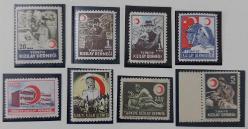 1946 TÜRKİYE KIZILAY DERNEĞİ PULLARI(KIZILAYIN BAŞARILARI) MNH 1BB2CC1 ÇOK NADİR KATALOK DEĞERİ;4.000.00TL