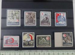1946 TÜRKİYE KIZILAY DERNEĞİ PULLARI(KIZILAYIN BAŞARILARI) MNH 1BB2CC1 ÇOK NADİR KATALOK DEĞERİ;4.000.00TL