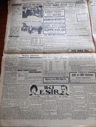 Cumhuriyet Gazetesi - 11 Nisan 1941 - Yugoslavyaya Baskın Yazan Yunus Nadi Köşe Yazısı - Anadolu'ya Gitmek İsteyen Halkın Kaydına Başlandı - Örfi İdare Komutanımız Korgeneral Ali Rıza Artunkal -  Kızılordu Gazetesi Yugoslavya Ordusunu Methediyor - Alman İlerleyişi Dün Durdu - İngiliz Ordusu Mevzilere Girdi - Churchill Amerikadan Daha Çok Gemi İstiyor - Berlin Şiddetli Surette Bombalandı - Birinci Hareket Ordusu Yazan Salahaddin Güngör Yazı Dizisi - Pazar Günü Üsküdar Ve Eminönde Pasif Korunma Tecrübeleri Yapılacak - Bir Aşk Uçurumu Yazan Mahmud Yesari Yazı Dizisi - Niyet Nereye Yazan Burhan Felek Köşe Yazısı - İki Esir Yazan Lajos Zilahy Yazı Dizisi - İstanbul Lisesi'nin Spor Bayramı - Lekeli Kadın Beşiktaş Şen Sinemasında - Safiye Ayla Maksimde - Nevrozin - Marvin Saatleri