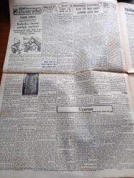 Cumhuriyet Gazetesi - 24  Mart 1941 - Bir Seyahatin Hikayesi Yazan Yunus Nadi Köşe - İstanbul Üniversitesi Rektörü Cemil Bilsel'in Mühim Nutku - Beşiktaş Fenerbahçe'yi 7 1 Yendi -  Galatasaray İstanbulspor'u 4 2 Yenmişlerdir - Japonya Hariciye Nazırı Matsuoka Moskova'da - Kiberonda Alman Kışlaları Tahrip Edildi - Birinci Hareket Ordusu Yazan Salahaddin Güngör Yazı Dizisi - Küçük Hikaye Uçurum Yazan Mükerrem Kamil Su -  Memlekette Tek Tip Ekmek Tatbikatı - Felsefe Ve Medeniyet Yazan Profesör M. Şekip Tunç - Kolaylık İstiyoruz Yazan Burhan Felek - Portre İki Esir Muharriri Lajos Zilahy - Fenerbahçe Beşiktaş Maçında Fenerbahçe Kalecisi Bir Kurtarış Yaparken Fotoğraf - Bahar Meleği Yarın Akşam Sümer Sinemasında - Şehir Tiyatrosu Komedi Kısmında Dadı - Singer Saatleri - Nevrozin - Türkiye Cumhuriyeti Ziraat Bankası - Senin Diş Macunu - Skandia Deniz ve Kara Mazotlu Motorlar Gelmiştir
