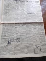 Cumhuriyet Gazetesi - 9 Haziran 1944 - Parmakla Sayabiliriz Yazan Nadir Nadi Köşe Yazısı - Muharebe Gittikçe Şiddetleniyor - Bütün Cephede Alman İhtiyatları Harbe Girdiler - Berline Göre Vahşet Derecesine Varan Savaşlar Oluyor - Müttefiklerin Hedefi Cherbourg Yarımadasını Ele Geçirmek - Alman Başkumandanı Mağlup Olmamıza İmkan Yok Diyor - Afganistan'ın Milli Bayramı - Bu Hafta Ankara'da Yapılacak At Yarışları - Açığa Çıkarılan Yeni Bir Yolsuzluk - Yafet Ecza Deposu Hakkında Yapılan Tahkikat - Burhanettin Ve Seniye Tepsi Skeçleri Maksimde - Pendik Madalya Bahçesi Açılmıştır - Askeri Vaziyet Yazan Emekli General H. Emir Erkilet Yazı Dizisi - Sokaktan Gelen Kadın Yazan Esat Mahmut Karakurt Yazı Dizisi -  Siyah Elmas Yazan Burhan Felek Köşe Yazısı - Savaş Haritası - Bugünkü Radyo Programı - Bulmaca - Borsa - Sadi Tek Tiyatrosu - Mualla Gökçay Ve Arkadaşları Büyükdere Beyazparkta - Büyükada Splendit Palas Oteli Açılıyor