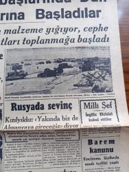 Cumhuriyet Gazetesi - 10 Haziran 1944 - Sualler İhtimaller ve Neticeleri Yazan Nadir Nadi Köşe Yazısı - Müttefikler Köprübaşlarında Dün Üçüncü Taarruzlarına Başladılar - Bayeux İle Caen Arasında Düne Kadar 12 Şehir Ve Kasaba Düştü - Şimali Fransa'da Amerikalılar Tarafından Kurulan Bir Köprübaşının Umumî Manzarası - Barem Kanunu - Mahsulden Alınacak Vergi - Cemal Nadir Karikatür - Bayan Mevhibe İnönü - Gizli Fransız Ordusu Harekete Geçti Mi - General De Gaulle Amerika'ya Gidiyor - Askeri Vaziyet Yazan Emekli General H. Emir Erkilet Yazı Dizisi - Ali İhsan Sabis Davası - 1 Temmuzdan İtibaren Halka Kömür Verilecek - Beşiktaşlı Merhum Şeref İçin Anma - Nasreddin Hoca Buharada Bugün Elhamra - Binbaşı Barbara Melek Sinemasında - Hava Üstünlüğü Yazan Ömer Rıza Doğrul Köşe Yazısı - Neden Sinirlenirim Yazan Burhan Felek Köşe Yazısı - Japon Başvekili Hideki Tojo'nun Hitler'e Telgrafı - Mualla Gökçay Ve Hamiyet Yüceses Sarayburnu Park Gazinosunda - Belvü Fenerbahçe Açıktır -Bugünkü Radyo Programı