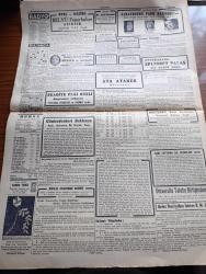 Cumhuriyet Gazetesi - 10 Haziran 1944 - Sualler İhtimaller ve Neticeleri Yazan Nadir Nadi Köşe Yazısı - Müttefikler Köprübaşlarında Dün Üçüncü Taarruzlarına Başladılar - Bayeux İle Caen Arasında Düne Kadar 12 Şehir Ve Kasaba Düştü - Şimali Fransa'da Amerikalılar Tarafından Kurulan Bir Köprübaşının Umumî Manzarası - Barem Kanunu - Mahsulden Alınacak Vergi - Cemal Nadir Karikatür - Bayan Mevhibe İnönü - Gizli Fransız Ordusu Harekete Geçti Mi - General De Gaulle Amerika'ya Gidiyor - Askeri Vaziyet Yazan Emekli General H. Emir Erkilet Yazı Dizisi - Ali İhsan Sabis Davası - 1 Temmuzdan İtibaren Halka Kömür Verilecek - Beşiktaşlı Merhum Şeref İçin Anma - Nasreddin Hoca Buharada Bugün Elhamra - Binbaşı Barbara Melek Sinemasında - Hava Üstünlüğü Yazan Ömer Rıza Doğrul Köşe Yazısı - Neden Sinirlenirim Yazan Burhan Felek Köşe Yazısı - Japon Başvekili Hideki Tojo'nun Hitler'e Telgrafı - Mualla Gökçay Ve Hamiyet Yüceses Sarayburnu Park Gazinosunda - Belvü Fenerbahçe Açıktır -Bugünkü Radyo Programı